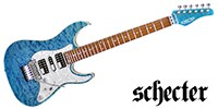 SCHECTER SD-2-24-AL Pau Ferro Aqua Blue