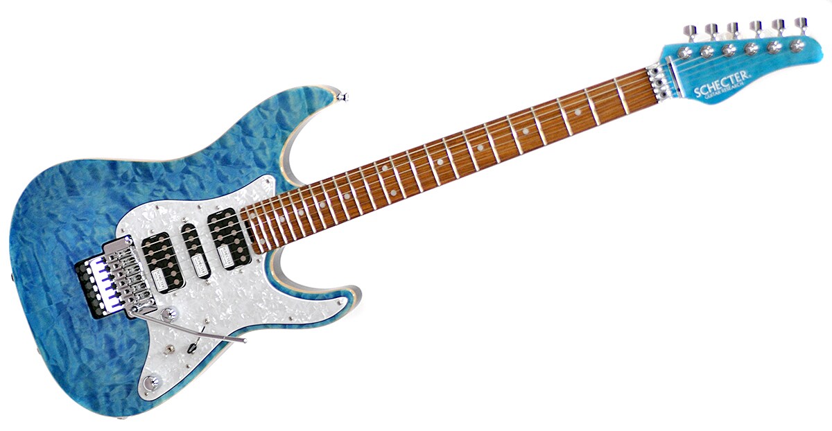 SCHECTER/SD-2-24-AL Pau Ferro Aqua Blue