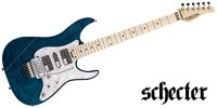 SCHECTER SD-2-24-AL Maple See-thru Blue