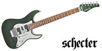 SCHECTER / SD2-24-AL Pau Ferro See-thru Green