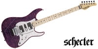 SCHECTER SD-2-24-AL Maple See-thru Purple