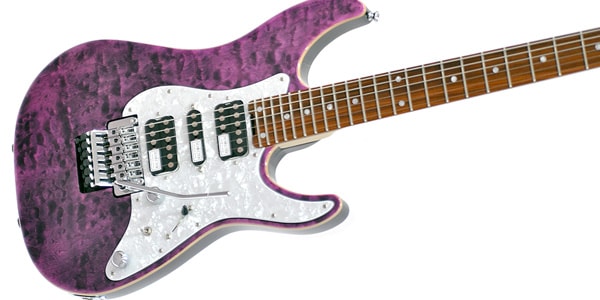 SCHECTER ( シェクター )  / SD-2-24 AL Pau Ferro See-thru Purple画像2