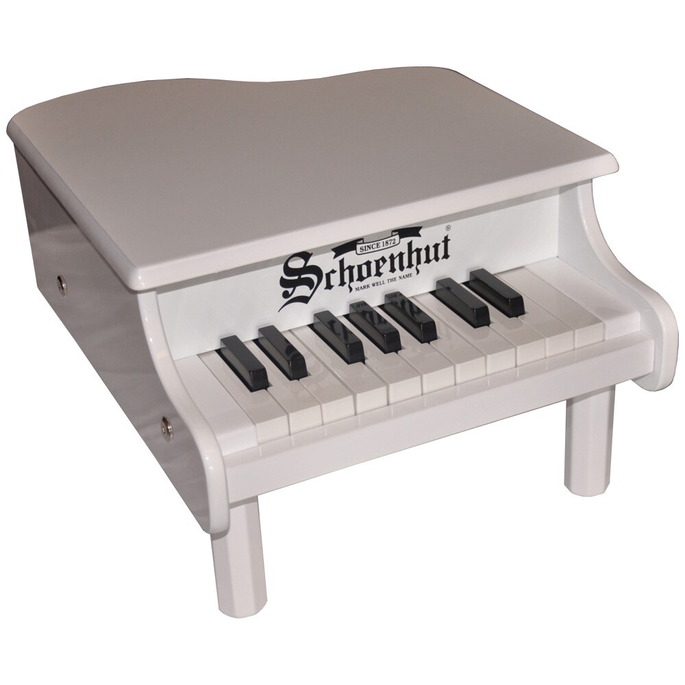 SCHOENHUT/Mini Grand Piano White