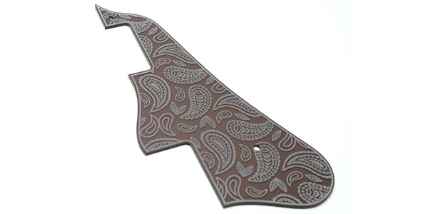Scorelay Japan / LP PG Clear Shape-B Paisley Sculpture Sepia