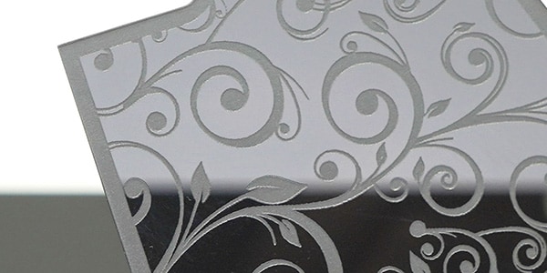 Scorelay Japan / 	LP PG Clear Shape-A Arabesque Carving Gray画像2