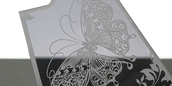 Scorelay Japan / LP PG Clear Shape-A Butterfly Engraving Gray画像2