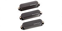 SEYMOUR DUNCAN AS-1s BLACKOUTS STRAT SET Black