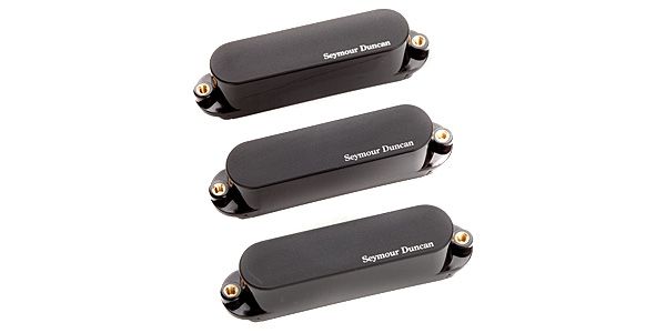 SEYMOUR DUNCAN/AS-1s BLACKOUTS STRAT SET Black