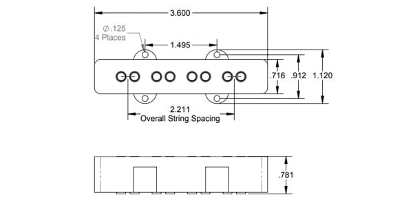SEYMOUR DUNCAN ( セイモアダンカン ) / SJB-1n Vintage Jazz Bass Neck画像4