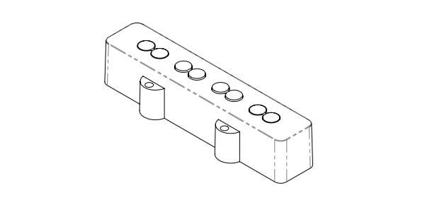 SEYMOUR DUNCAN ( セイモアダンカン )  / SJB-3b Quarter Pound Jazz Bass Bridge画像3