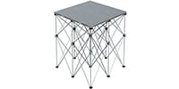 INTELLI STAGE / Stage basic set 1x1m height 100cm carpet