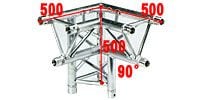 STAGE EVOLUTION TRUSS3/L34 三角アルミトラス用コーナー