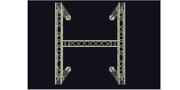 STAGE EVOLUTION ( ステージエボリューション )  / 四角トラスセット H型画像3