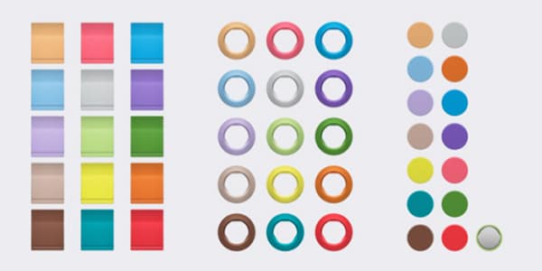 SENNHEISER / EW-D Color Coding Set