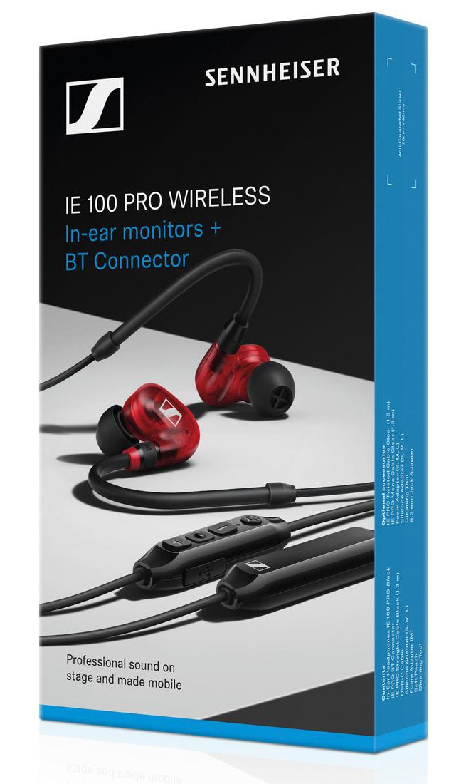 オーディオ機器 イヤフォン IE100PRO Wireless Red ワイヤレスイヤホン