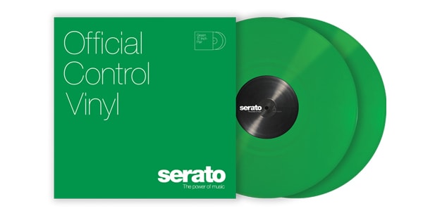 SERATO/SCV-PS-GRN-2 Serato DJ用12インチコントロールバイナル ペア