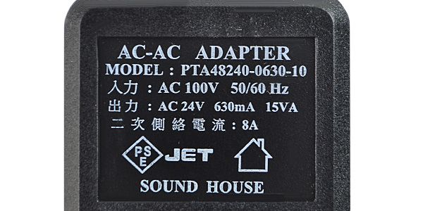 SH ( サウンドハウス )  / 電源アダプター AC24V 630mA　2.1mm 画像3
