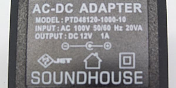SH ( サウンドハウス )  / 電源アダプター DC12V 1A　2.5mm　センタープラス 画像2