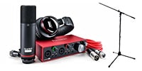 FOCUSRITE Scarlett 2i2 Studio Pack (gen. 3)スタンドセット