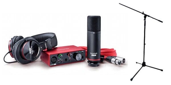 FOCUSRITE/Scarlett Solo Studio Pack (gen. 3)スタンドセット