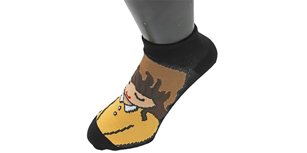 SH ( サウンドハウス )  / サウンドハウスお姉さん靴下　スニーカー丈　黒画像5