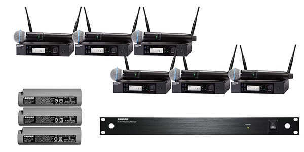 SHURE ( シュア )  / 固定設備向けBETA58Ax6セット