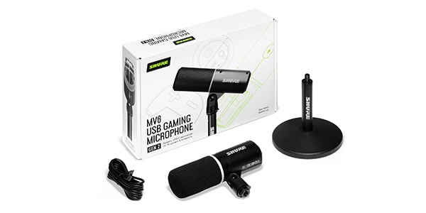 SHURE ( シュア )  / MV6 USBゲーミングマイクロホン GEN 2（ブラック）画像8