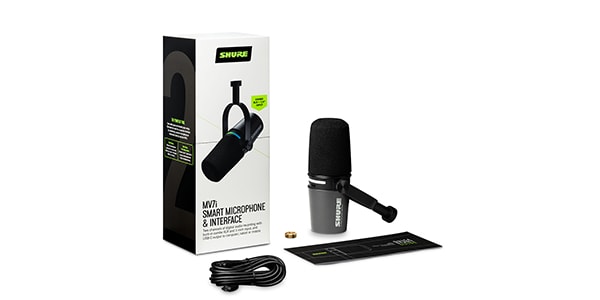 SHURE / MV7i スマートマイクロホン & インターフェース【MV7I-J】画像10