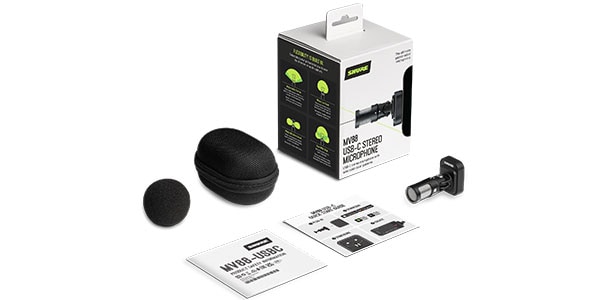 SHURE ( シュア )  / MV88 USB-C ステレオマイクロホン画像10