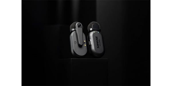 クリップオン・ワイヤレスマイクロホン 2本入 充電ケース付き