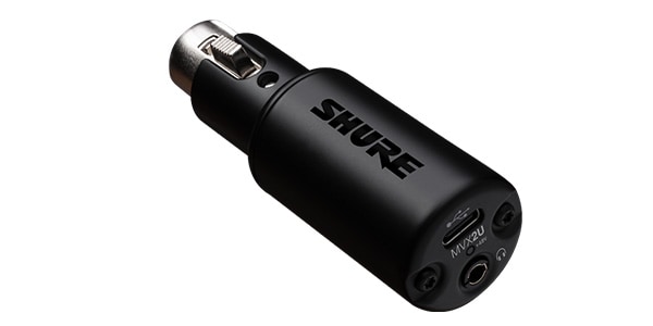 SHURE/MVX2U デジタルオーディオインターフェース