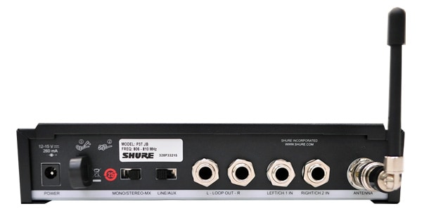 【新品未使用品】SHURE P3TJR-JBワイヤレスインイヤーモニターシステム