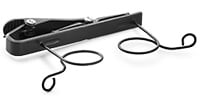 SHURE / Dual tie clip, Black