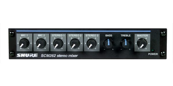 SHURE ( シュア ) SCM262-J ステレオマイクロホンミキサー 送料 SHURE ( シュア ) SCM262-J ステレオマイクロホンミキサー 送料