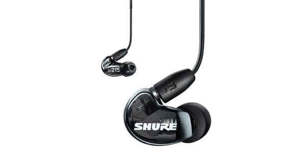 SHURE SE215 リモコン・マイク付き クリアカラー