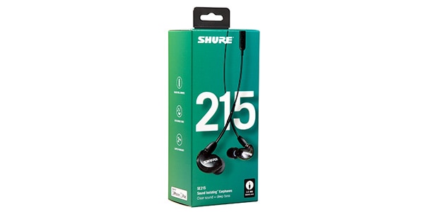 SHURE / SE215-K-UNI-A ブラック （旧パッケージ）画像3