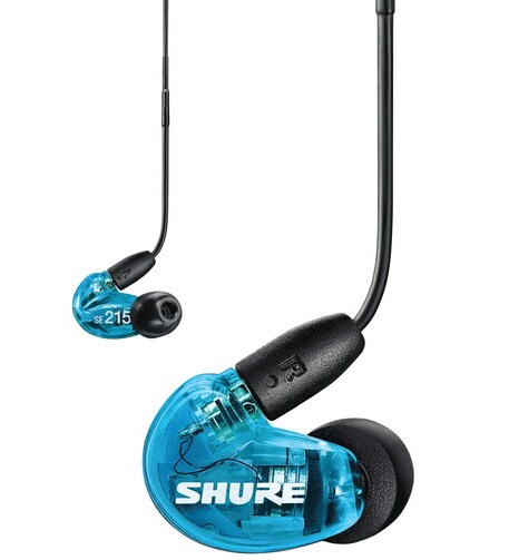 SHURE/SE215SPE-B+UNI-A トランスルーセントブルー