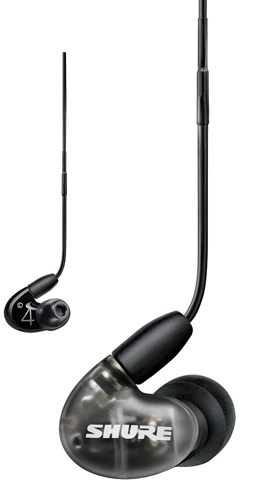 SHURE/AONIC4 SE42HYBK+UNI-A ブラック 高遮音性イヤホン