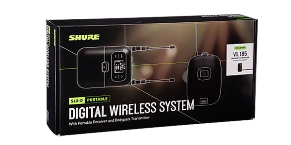 SHURE / SLXD15｜ボディパック送信機、ポータブル受信機、WL185画像2