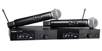 SHURE SLXD24DJ/B58-JB、ハンドヘルド型ワイヤレスデュアルセット