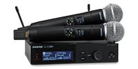 SHURE / SLX-D+ ハンドヘルド型送信機SM58 x2、デュアル受信機 x1、JB