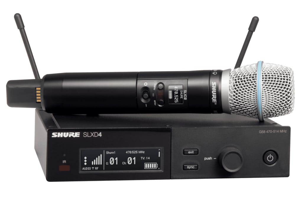 SHURE/SLXD24J/B87A-JB、ハンドヘルド型ワイヤレスセット