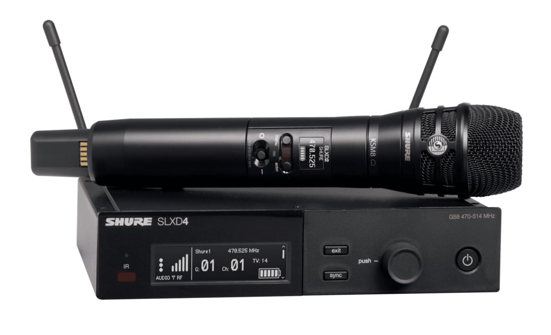 SHURE/SLXD24J/K8B-JB、ハンドヘルド型ワイヤレスセット