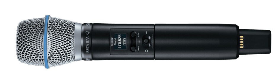 SHURE/SLXD2/B87A-JB、ハンドヘルド型送信機