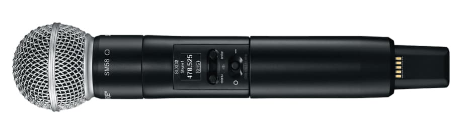 SHURE/SLXD2/SM58-JB、ハンドヘルド型送信機