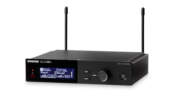SHURE ( シュア )  / SLX-D+ デュアル受信機、JB