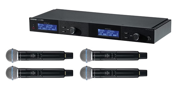 SHURE / 4-channel SLX-D BETA58 set