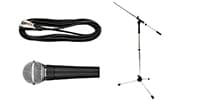SHURE / SM58 スタンド（シルバー）・ケーブルセット