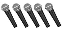 SHURE / SM58　5本セット
