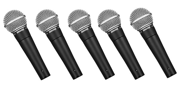 SHURE ( シュア )  / SM58　5本セット